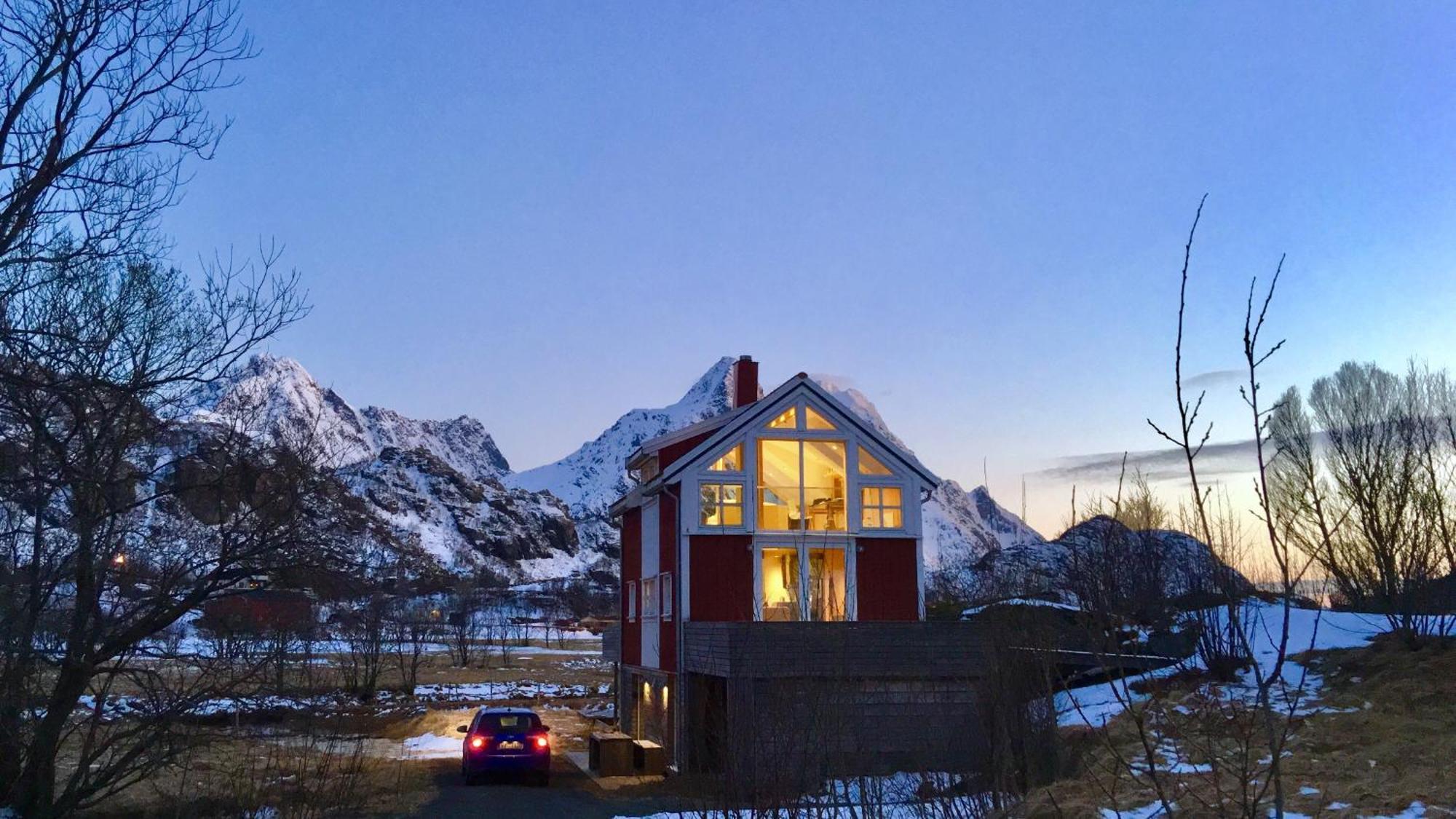 Lofoten Fjord Lodge Saupstad  Chambre photo